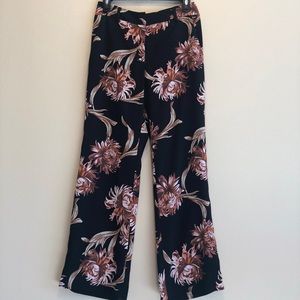 Floral Flared Pants